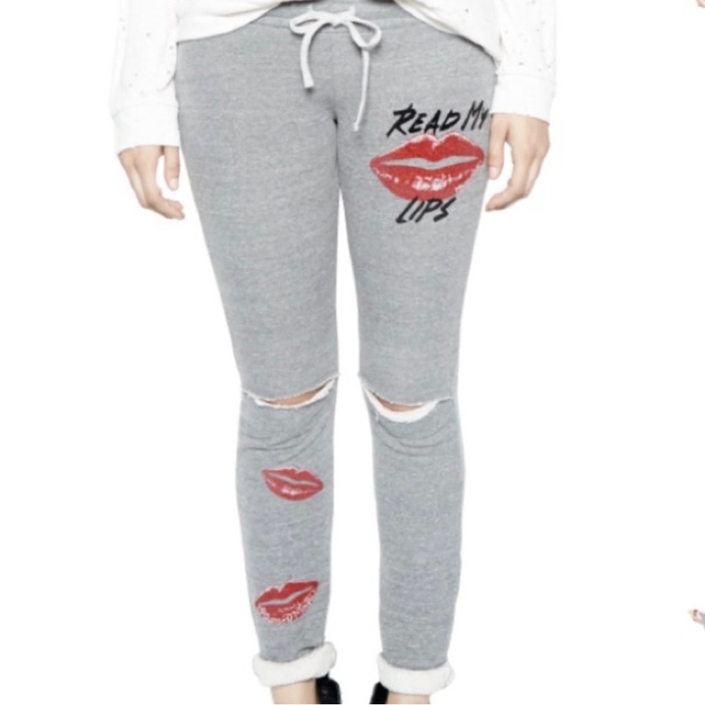 Lauren Moshi Sherri read my lips jogger size L